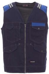 PAYPER TUCSON 000317-0064 / Vestă de lucru din denim - bleumarin/albastru regal XXL (000317006408017XXL)