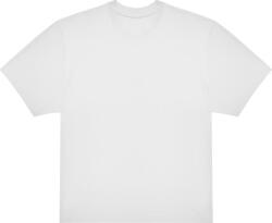  B&C E220 OVERSIZED / Tricou unisex supradimensionat din bumbac gros - alb L (01012T00103)