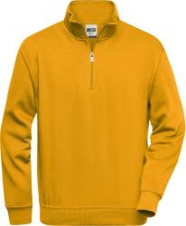Daiber JN 831 / Hanorac de lucru bărbătesc cu fermoar 1/2 - galben auriu 4XL (02083103114)