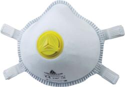Delta Plus Mască de protecție respiratorie DELTA M1200VPLUS / FFP2, cu valvă și curele reglabile, pachet de 5 bucăți - albă reglabilă (M1200VCPL)