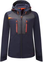 Portwest DX486 / Jachetă softshell cu glugă pentru femei - bleumarin M (DX486NVRM)