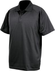 Spiro S 288X AIRCOOL / Tricou polo sport unisex - negru XL (29288X00204)