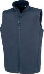 RESULT R 902M PRINTABLE / Vestă softshell bărbătească cu 2 straturi - bleumarin XXXL (30902M00313)