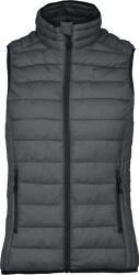 Kariban Vintage K6114 / Vestă izolatoare pentru femei - gri închis melanj XXL (206114u5605)