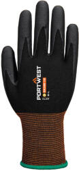 Portwest GP GRIP 15 A370 / Mănuși din nitril imersate - negre, mărime S (A370K8RS)