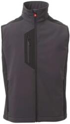 PAYPER CORK S00360-P114 / Vestă softshell bicoloră pentru bărbați - antracit/negru XXS (S00360P11413044XXS)