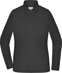 Daiber JN 1373 / Cămașă de damă din poplin mixt - negru XS (02137300200)