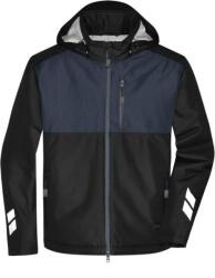 Daiber JN 1815 / Jachetă de lucru căptușită hardshell - negru/carbon 5XL (02181580915)