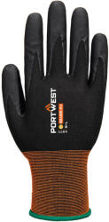 Portwest GP GRIP 21 A377 / Mănuși din nitril imersate - negre L (A377K8RL)