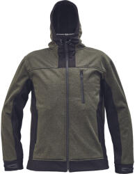 ČERVA EXPORT IMPORT a. s CERVA HUYER SOFTSHELL / Jachetă softshell cu glugă - măsliniu XXXL (0301058214006)
