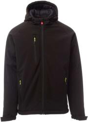 PAYPER GALE PAD S00515-P114 / Jachetă softshell de iarnă cu glugă - negru/negru S (S00515P11414018S)