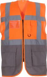 Yoko Vestă multifuncțională YOKO HI-VIS HVW801 / Vestă multifuncțională - HV portocaliu/gri M (79W801zw202)