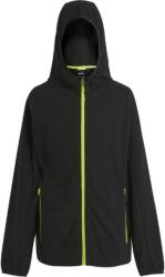 Regatta Professional NAVIGATE TRF 690 / Jachetă bărbătească din fleece cu glugă - negru/verde lime XL (36F690d8204)