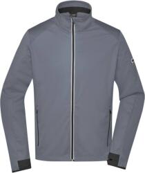 Daiber JN 1126 / Jachetă softshell bărbătească cu 3 straturi - titan/negru XL (021126q9704)