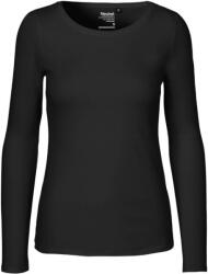 Neutral O 81050 / Tricou cu mânecă lungă pentru femei - negru M (77815000202)