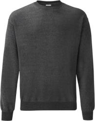 Fruit of the Loom CLASSIC SET-IN SWEAT / Hanorac bărbătesc - gri închis melanj XL (162202t3704)