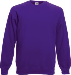 Fruit of the Loom CLASSIC RAGLAN SWEAT / Hanorac bărbătesc cu mâneci raglan - violet M (16221635002)