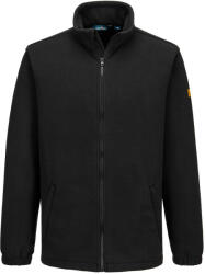 Portwest AS26 / Hanorac antistatic din fleece ESD - negru XXXL (AS26BKRXXXL)