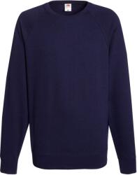 Fruit of the Loom HANORAC RAGLAN UȘOR / Hanorac bărbătesc cu mâneci raglan - albastru închis XL (162138a3604)