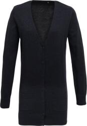 Premier PR 698 / Cardigan lung de damă - cărbune XXXL (3906986602h)