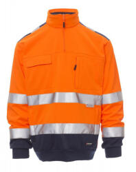 PAYPER VISION FLUO 000345-0018 / Hanorac bărbătesc de înaltă vizibilitate cu dungi reflectorizante 3M - portocaliu/bleumarin XXXL (0003450018020113XL)