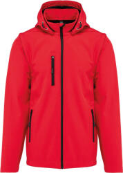 Kariban Vintage K422 / Jachetă softshell cu glugă - roșie XXXL (20K42200413)