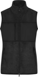 Daiber JN 1309 / Vestă din fleece pentru femei - negru/negru M (02130980802)