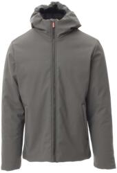 PAYPER OREGON 001517-0489 / Jachetă softshell de iarnă cu glugă - fumuriu/negru L (001517048913010L)
