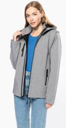 Kariban Vintage K422 / Jachetă softshell cu glugă - gri melanj M (20K422p8702)