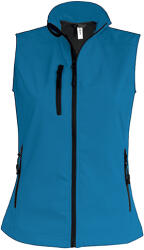 Kariban Vintage K404 / Vestă softshell pentru femei - albastru-turcoaz L (20K40409403)