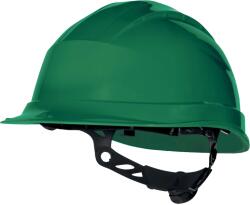 Delta Plus DELTA QUARTZ UP III / Cască de protecție cu vizieră scurtă - verde reglabilă (QUARUP3VE)