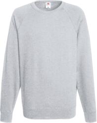 Fruit of the Loom HANORAC RAGLAN UȘOR / Hanorac bărbătesc cu mâneci raglan - gri deschis melanj L (16213861003)