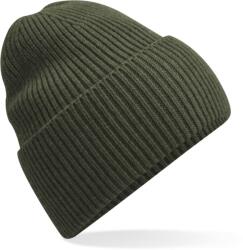 Beechfield B 384R / Căciulă lungă tricotată cu manșetă - verde măsliniu Universal (53384Re1499)