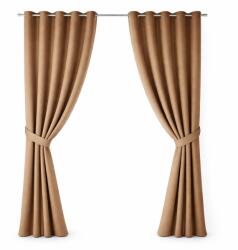 Atmosphera Draperie blackout Atmosphera, 140x260 cm, cu Inele, Culoare Scortisoara