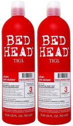 TIGI Pachet promo ingrijire par Tigi Bed Head Resurrection pentru par deteriorat: Sampon, 750 ml + Balsam, 750 ml