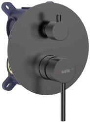 kielle Oudee I - Falsík alatti csaptelep 2 készülékhez, testtel, gun grey 10333207 (10333207)