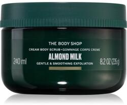 The Body Shop Almond Milk Body Scrub krémes peeling mandulatejjel 240 ml