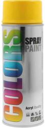 MOTIP Colors 408709 RAL 1023 közlekedési sárga akril festék spray, 400ml