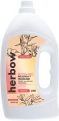 Herbow botanic color intense (mosódiós) folyékony mosószer színes ruhákhoz, zöldellő rét és gyöngyvirág illat 3000 ml