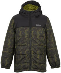 Regatta Lofthouse Black/Distress Camo gyerek télikabát Gyerek 128-134 / khaki/fekete