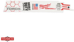 Milwaukee SZABLYAFŰRÉSZLAPOK 150mm x 10 Tpi BIMETÁL, CO - 5 DB 48475712 (48475712)