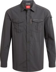Craghoppers NosiLife Adventure Long Sleeved Shirt III férfi ing L / fekete
