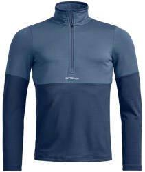 ORTOVOX Fleece Light Zip Neck férfi pulóver M / kék