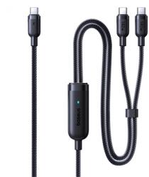 Baseus Здрав USB-C кабел с 2xUSB-C конекторa - Baseus Flash 4 Series 2-in-1 Fast Charging USB-C Cable 140W (E0426X00) (150 см) (E0426X00)