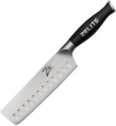Zelite Seria Comfort Pro, cuțit nakiri de 7, 56 HRC, oțel inoxidabil (GE-NAKR-56RW) (GE-NAKR-56RW)