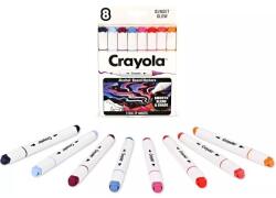 Crayola : Art Markers - Naplemente színű filctollkészlet, 8 db-os (58-6806)