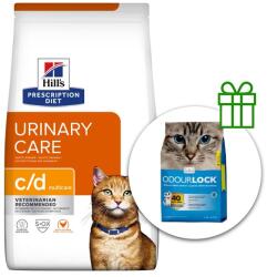 Hill's Hill' s Prescription Diet Feline Urinary Care c/d Multicare Chicken 8 kg + macskaalom INGYEN