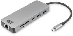 ACT (AC7092) USB-C 4K 7 az 1-ben multiport dokkolóállomás