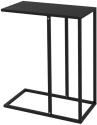 HOMCOM Lerakóasztal, fekete acélkerettel, 46cm x 26cm x 60cm (839-840V00BK)