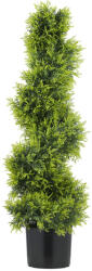 Homcom Műnövény, spirál ciprus, cserépben, 90 cm (830-994V00GN)